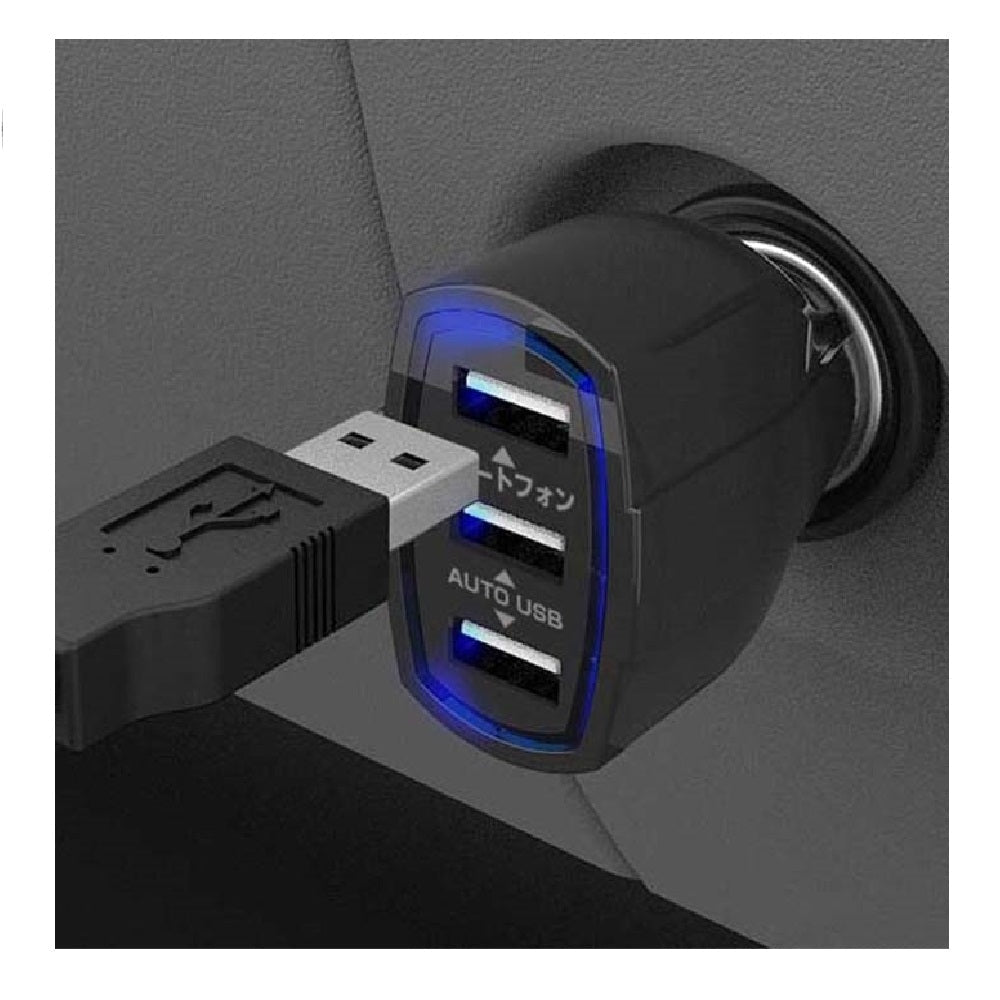 カシムラ DC-7.2A USB 3ポート DC045