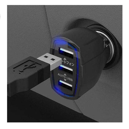 カシムラ DC-7.2A USB 3ポート DC045