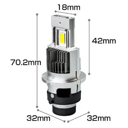Kashimura HID LED Head Bulb D4S/R 6500K NB208 (2-Pack)