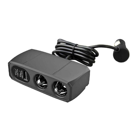 Kashimura 2-Outlet Separate Socket 2PD30W / Reversible USB Auto Detection KX240