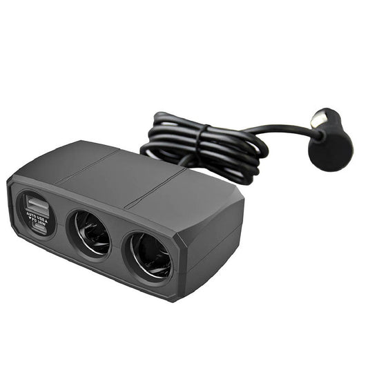 Kashimura 2-Outlet Separate Socket PD30W/Reversible USB Auto Detection KX247