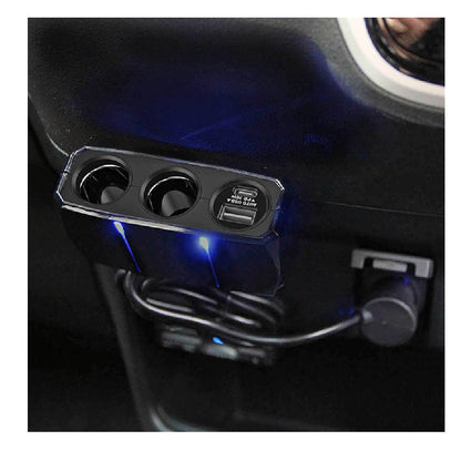 Kashimura 2-Outlet Separate Socket PD30W/Reversible USB Auto Detection KX247