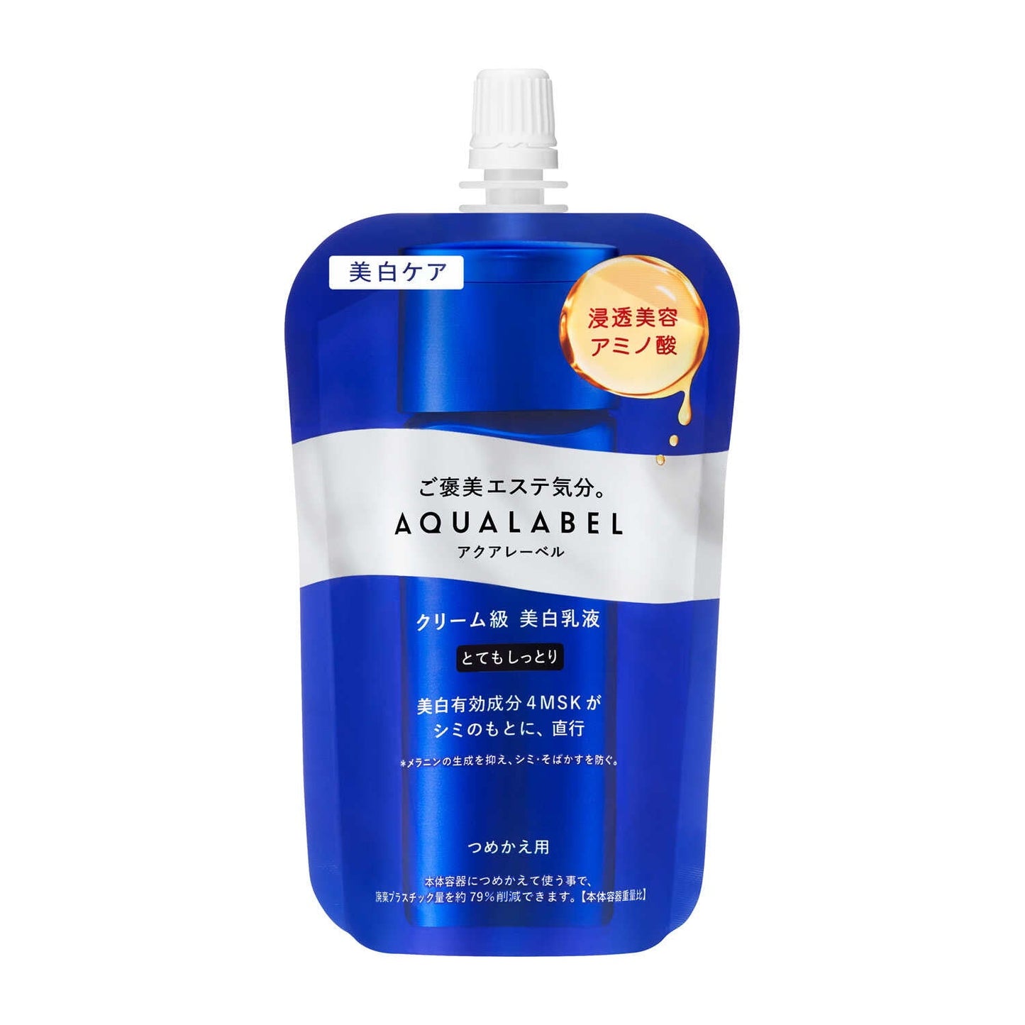 Shiseido Aqua Label Treatment Milk Brightening Very Moist Refill 110ml