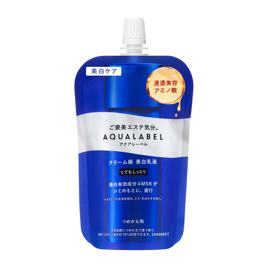 Shiseido Aqua Label Treatment Milk Brightening Very Moist Refill 110ml