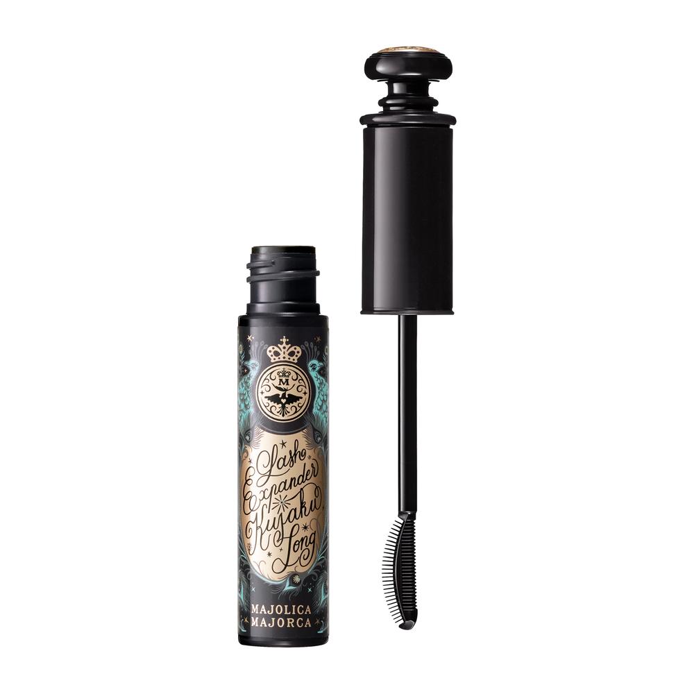 Shiseido Majolica Majorca Lash Expander Peacock Long BK999 Deep Black 6g