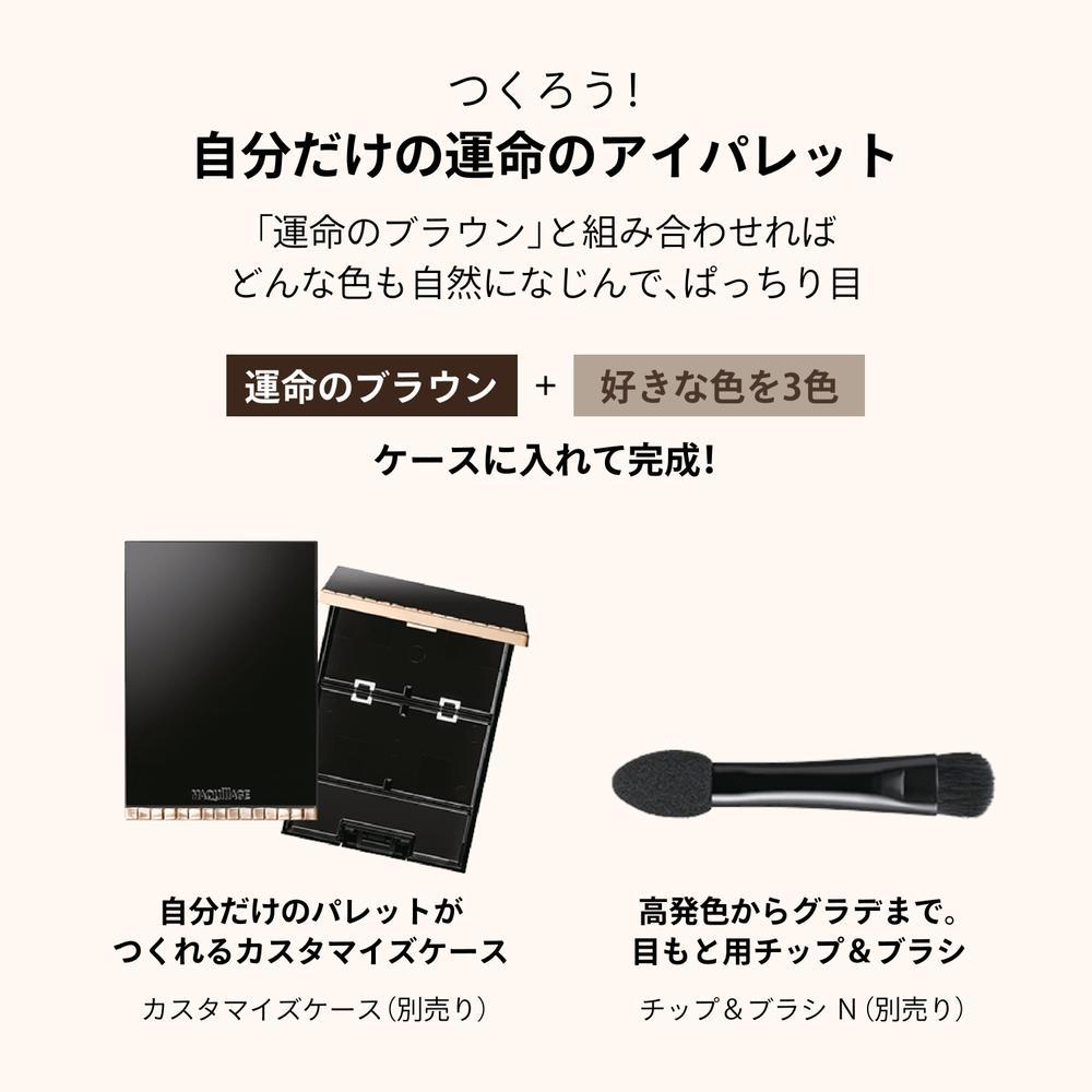 Shiseido Maquillage Customize Eye Color Single Destiny Brown BR635 Chocolat Noir 1g