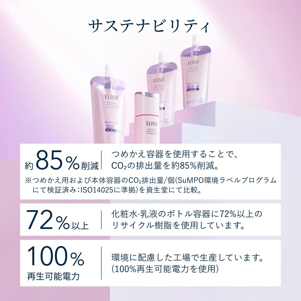 Shiseido Elixir White Brightening Emulsion Moist Type CA 130mL