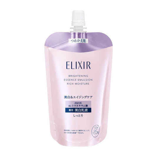 Shiseido Elixir White Brightening Emulsion Moist Type CA Refill 110mL