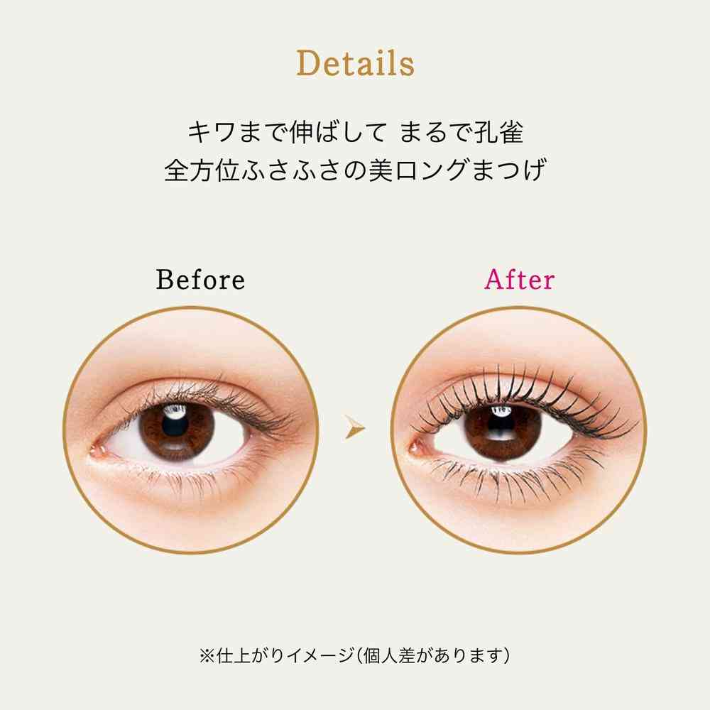 Shiseido Majolica Majorca Lash Expander Peacock Long BK900 Princess Rose Black 6g