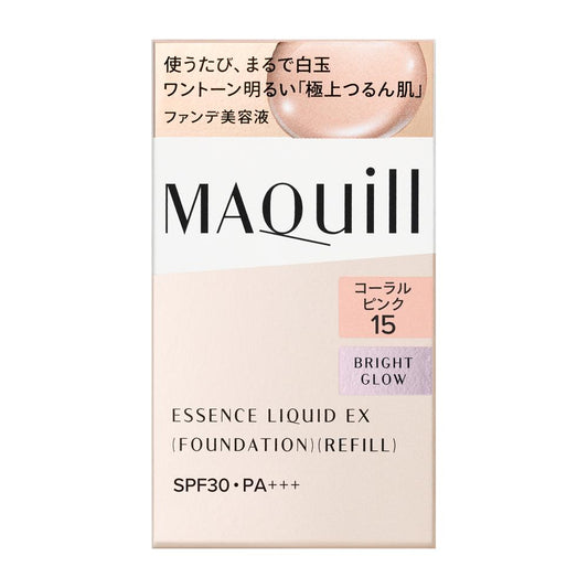 Shiseido Maquillage Essence Liquid EX Bright Glow Coral Pink 15 Refill 24mL