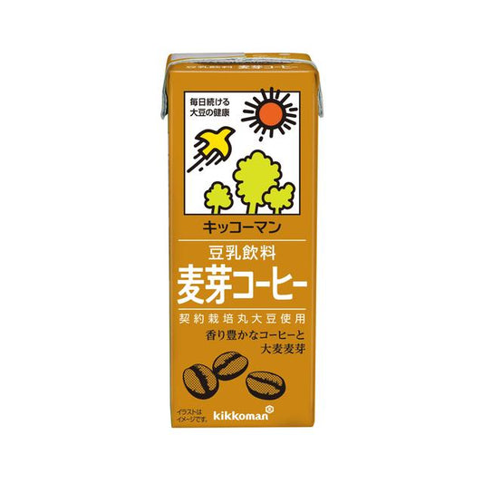 Kikkoman Soy Milk Drink Malt Coffee 200ml