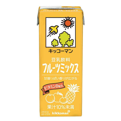 Kikkoman Soy Milk Drink Fruit Mix 200ml