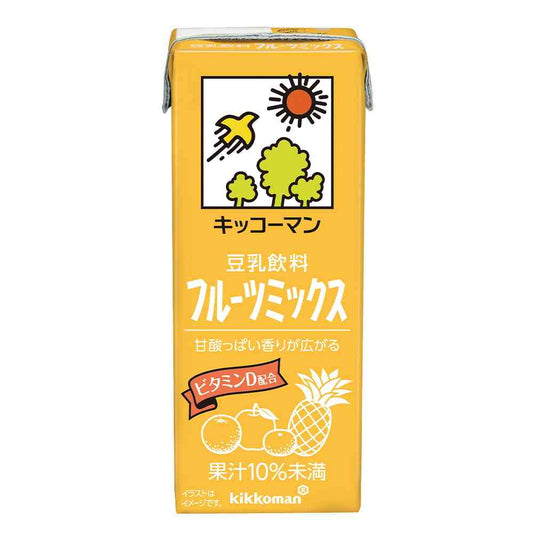 Kikkoman Soy Milk Drink Fruit Mix 200ml
