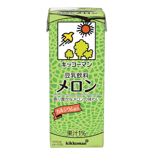 Kikkoman Soy Milk Drink Melon 200ml