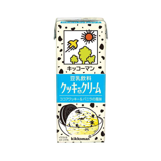 Kikkoman Soy Milk Drink Cookies & Cream 200ml