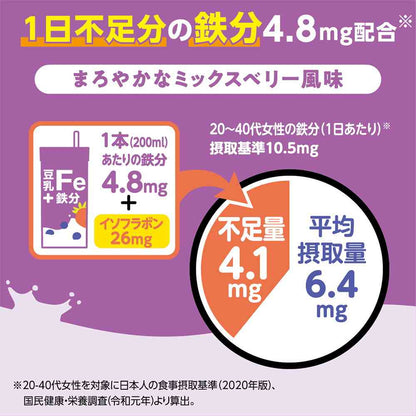 Kikkoman Soy Milk + Iron 200ml