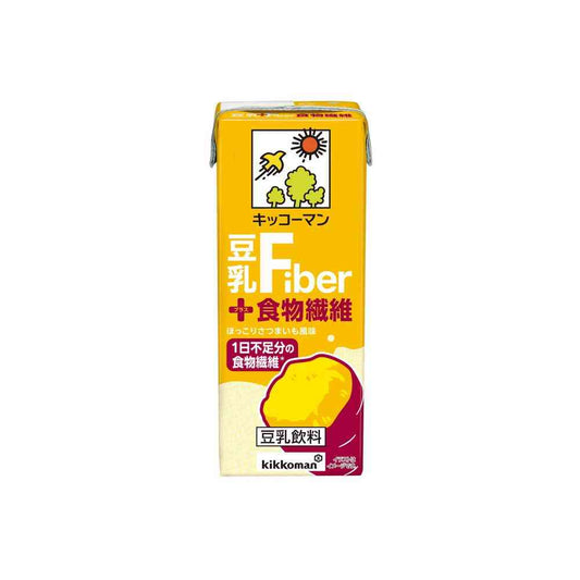 Kikkoman Soy Milk + Dietary Fiber 200ml
