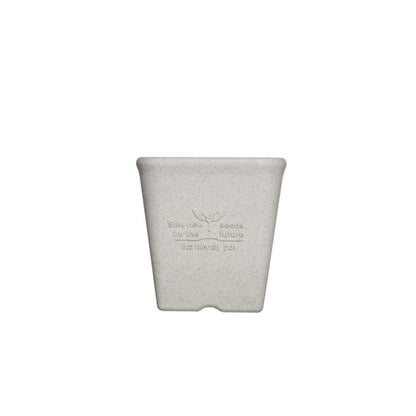 welzo Momikku Square Pot White 12
