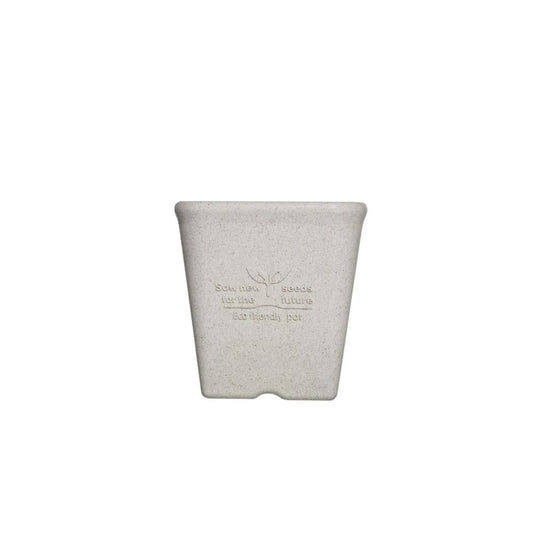 welzo Momikku Square Pot White 12