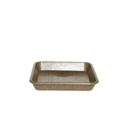 welzo Momikku Square Plate Brown 12