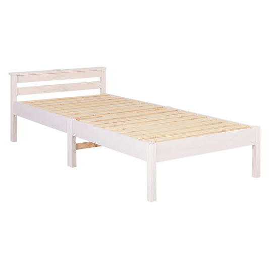 Easy Assembly Bed with Headboard (Single) MB-5150S-WS