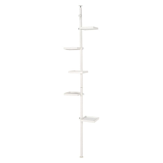 Tension Rod & Parts 6-Piece Set (Square) KTR-3117-WH
