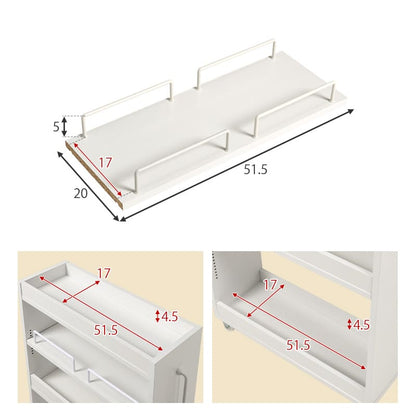 Slim Storage Wagon Width 20cm RCC-1534BR