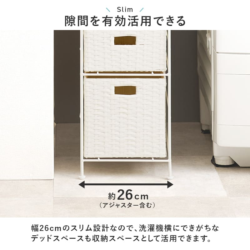 Laundry Chest Width 25cm RAN-2461DBR