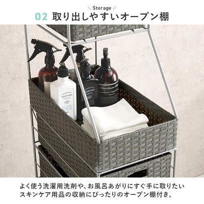 Laundry Chest Width 25cm RAN-2461DBR