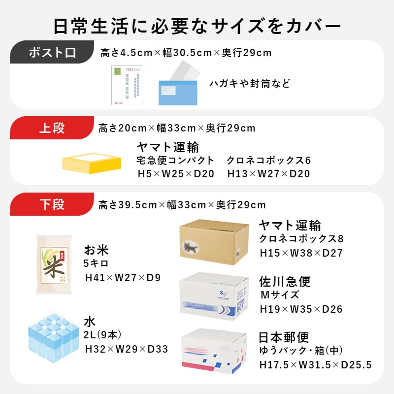 Delivery Box Upper 19L Lower 39L LPS-4990BK