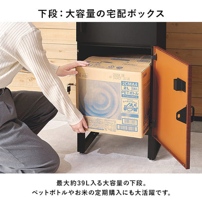 Delivery Box Upper 19L Lower 39L LPS-4990BK