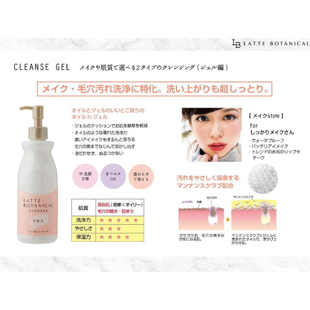 Cosmetex Roland Latte Botanical Cleanse Gel 300ml
