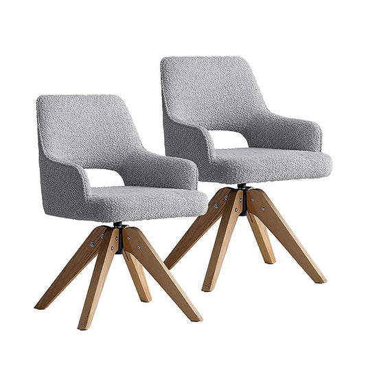 Rotating Dining Chair Oria Set of 2 CH-C5686-2 Gray