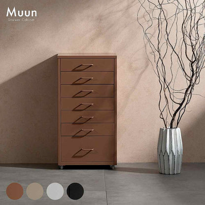 Drawer Cabinet Moon DCB-7S White
