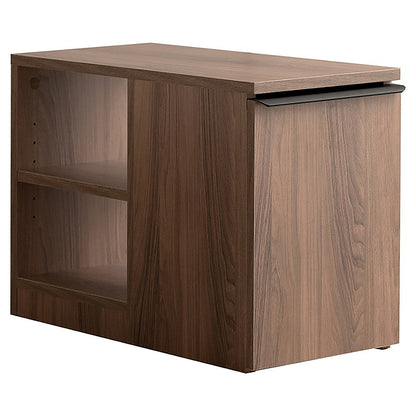 Side Table with Trash Bin NotT DB-3065 Brown