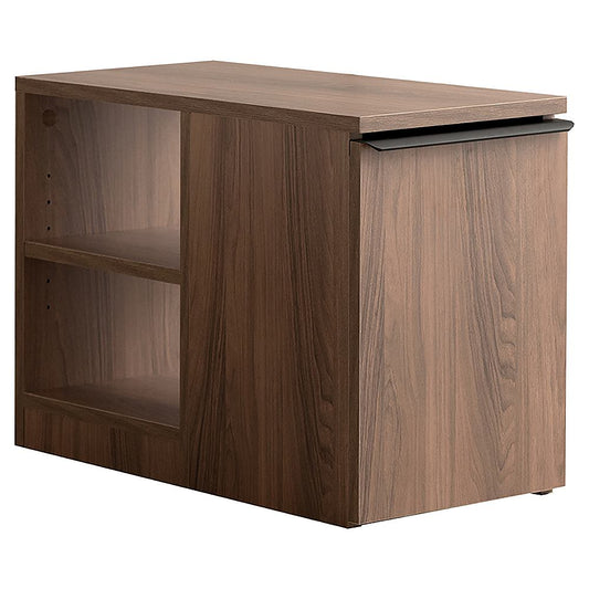 Side Table with Trash Bin NotT DB-3065 Brown