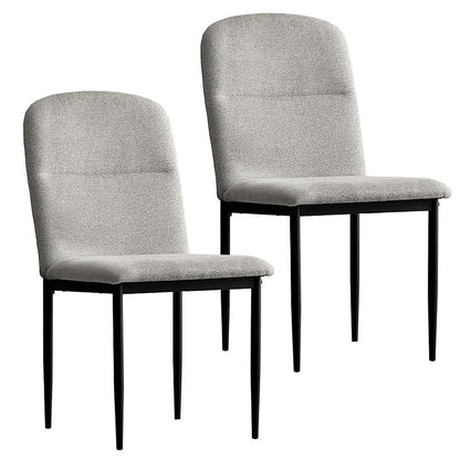 Dining Chair Panola Set of 2 CH-N5787-2 Light Gray