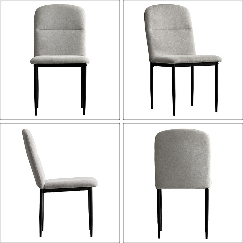 Dining Chair Panola Set of 2 CH-N5787-2 Light Gray