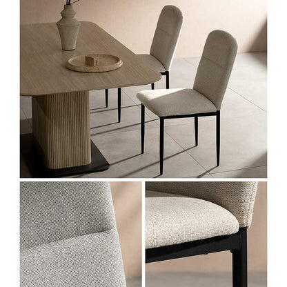 Dining Chair Panola Set of 4 CH-N5787-4 Light Gray