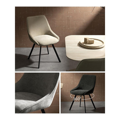 Rotating Chair Hurst 1 pc CH-A5086-1 Dark Gray Assembly Required