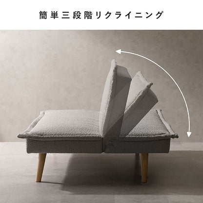 3P Sofa Bed Capella SFB-A1653P Greige Assembly Required