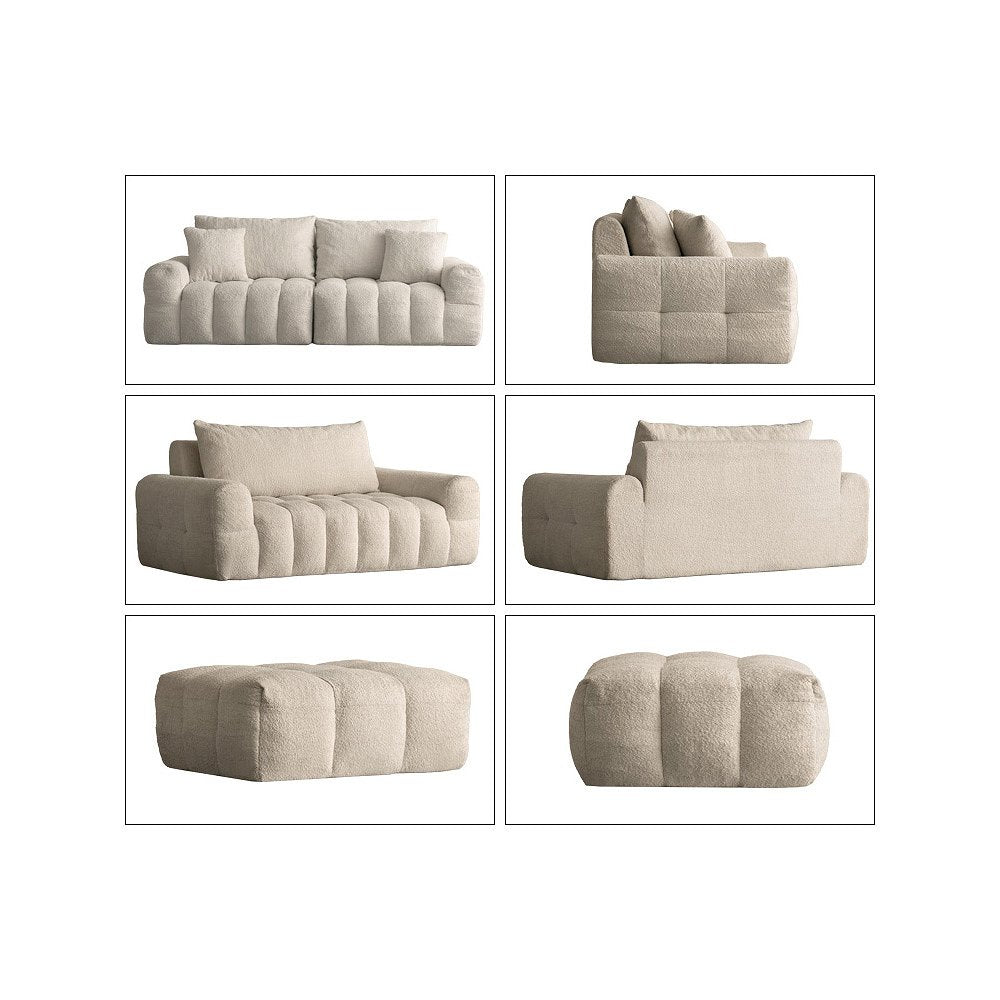 Albi Ottoman OT-V101P White
