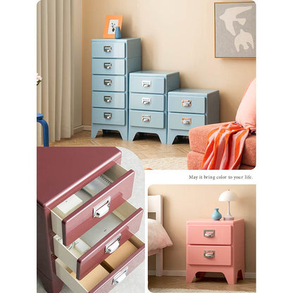Multi-Drawer Chest Cran CBN-H002 Light Blue