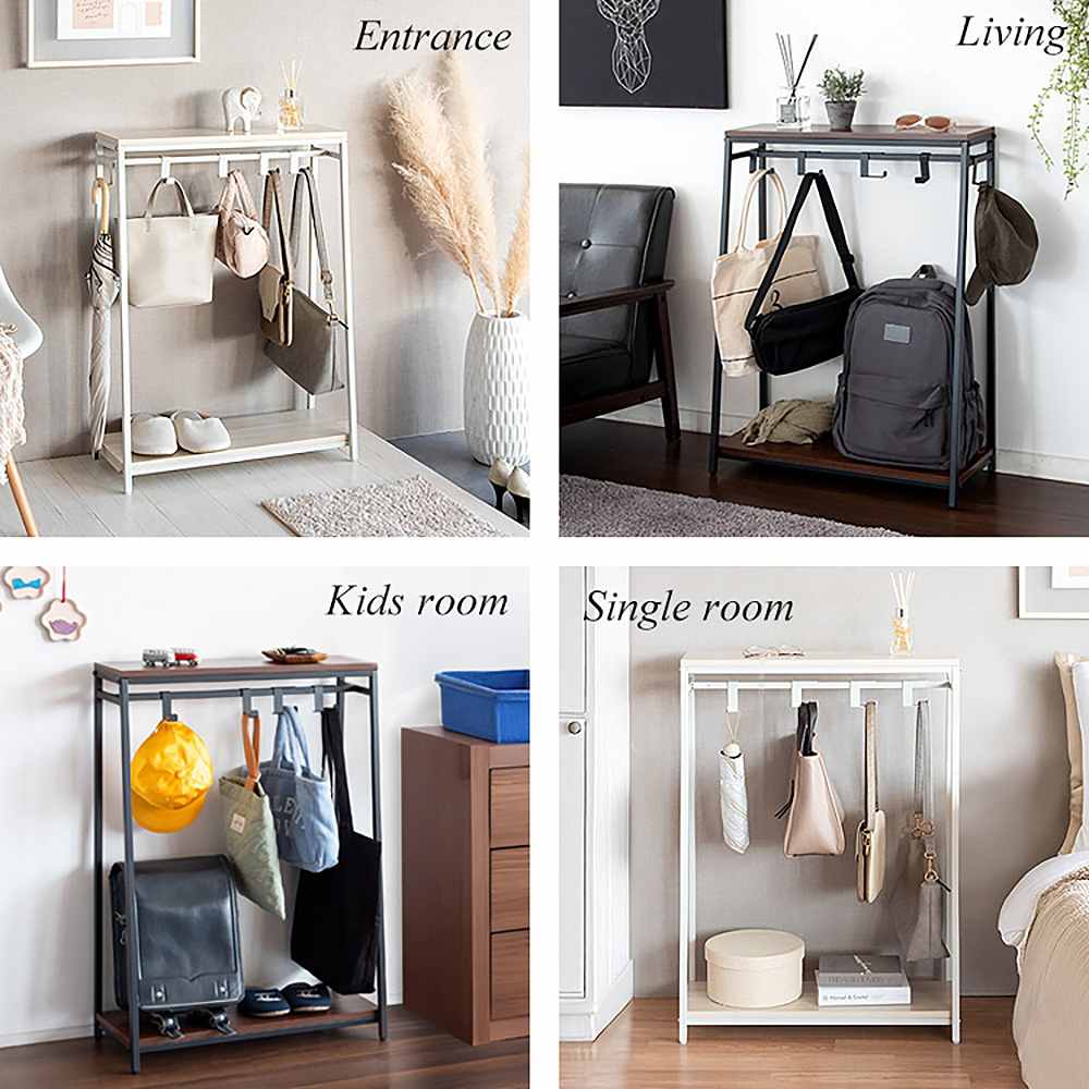 Mersa Bag Rack BHG-610 White (Assembly Required)