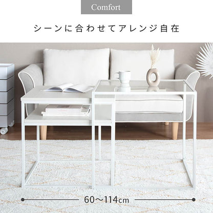 Poluca Nest Center Table NCT-M600 Gray (Assembly Required)