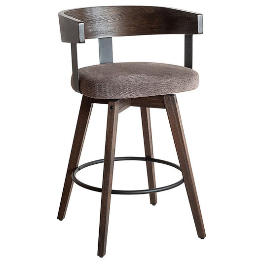 Bar Chair Satio KNC-J3193 Dark Brown Dark Gray