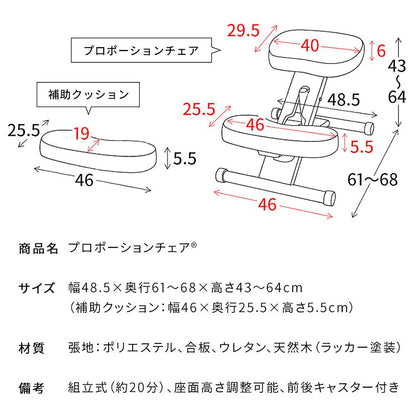 Proportion Chair CH-N889CK - Natural Navy