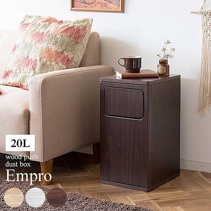 Empro DB-480R Dustbin - White (Assembly Required)