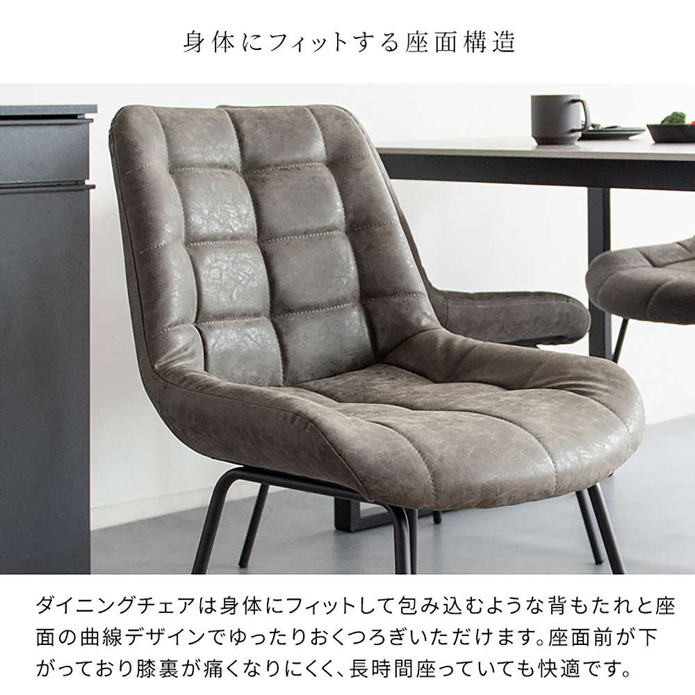 Dining Chair 2-Piece Set DCH-1000 DGY
