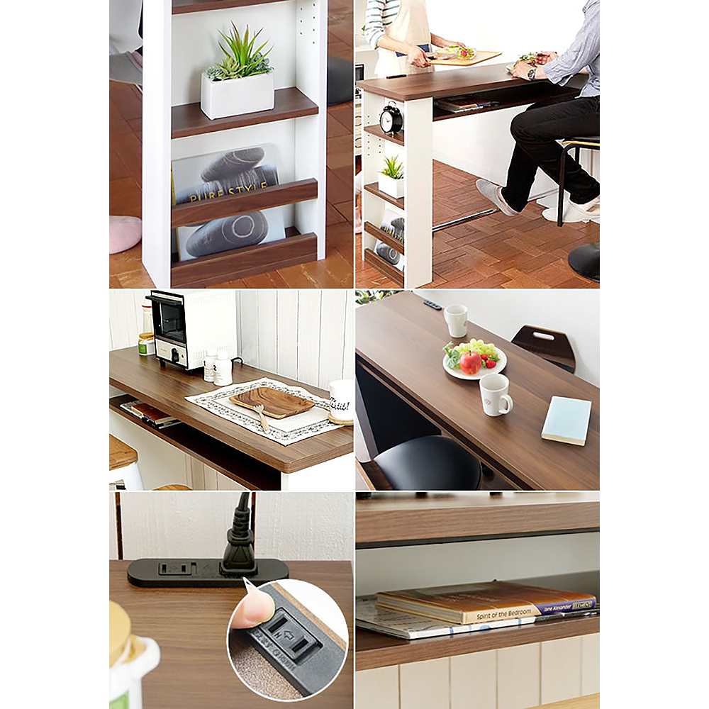 Counter Table Latte KNT-1200R BK